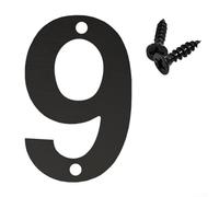 Numéros de maison flottants en acier inoxydable de 10,2 cm pour boîte aux lettres et adresse personnelle (9)