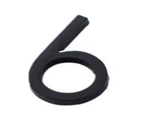 Numéros De Maison Flottants En Acrylique, 1 Pièce, Texture Métallique Moderne, Signes D'adresse Extérieure, Or Noir(Black,Figure6)