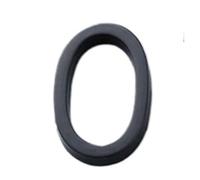 Numéros De Maison Flottants En Acrylique, 1 Pièce, Texture Métallique Moderne, Signes D'adresse Extérieure, Or Noir(Black,Figure0)