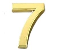 Numéros De Maison Flottants En Acrylique, 1 Pièce, Texture Métallique Moderne, Signes D'adresse Extérieure, Or Noir(Golden,Figure7)