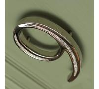 Numéros de maison flottants gravés en nickel poli | 12,7 cm moderne pour porte | Numéros d'adresse de rue