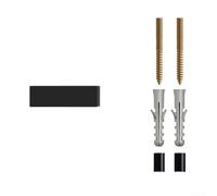 Numéros de maison flottants modernes de 15,2 cm pour adresse, garage ou portail, matériau ABS pour un montage facile (symbole oblique)