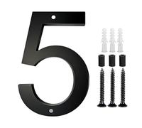 Numéros de maison flottants simples en acrylique avec vis pour maison, boîte aux lettres, hôtel, adresse durable pour boîte aux lettres à domicile, adresse d'hôtel