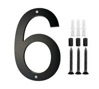 Numéros de maison flottants universels en acrylique - Numéros modernes - Plaque d'adresse - Numéro de porte pour appartements et bureaux - Plaque d'immatriculation avec vis