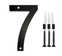 Numéros de maison flottants universels en acrylique - Numéros modernes - Plaque d'adresse - Numéro de porte pour appartements et bureaux - Plaque d'immatriculation avec vis