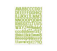 Numéros De Maison for Boîte Aux Lettres, Autocollants Lettres Et Chiffres De Petite Taille, 1Pouce, Applicables Aux Boîtes Aux Lettres, Les Rendant Plus Reconnaissables(Light Green,10sheets)