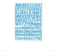 Numéros De Maison for Boîte Aux Lettres, Autocollants Lettres Et Chiffres De Petite Taille, 1Pouce, Applicables Aux Boîtes Aux Lettres, Les Rendant Plus Reconnaissables(Light Blue,5sheets)