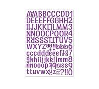 Numéros De Maison for Boîte Aux Lettres, Autocollants Lettres Et Chiffres De Petite Taille, 1Pouce, Applicables Aux Boîtes Aux Lettres, Les Rendant Plus Reconnaissables(Purple,10sheets)