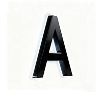 Numéros De Maison Lumineux Noir Mat, Rétroéclairés Par LED Blanches Pour Une Grande Visibilité Plaque D'adresse Extérieure Moderne (A,20inch)