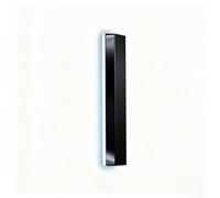 Numéros De Maison Lumineux Noir Mat, Rétroéclairés Par LED Blanches Pour Une Grande Visibilité Plaque D'adresse Extérieure Moderne (I,16inch)