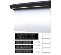 Numéros De Maison Lumineux Solaires | Étanche, À Énergie Solaire, 2 Modes D'éclairage | Numéro De Maison Extérieur | Pour Jardin, Rue, Cour Ou Allée