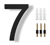 Numéros de maison modernes de 20,3 cm pour portail de garage et maison pour signalisation d'adresse sur les murs résidentiels extérieurs (7)