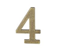 Numéros de maison, Numéro de maison en métal avec aimant, 10 x 6 cm, for appartement, extérieur, hôtel, maison, boîte aux lettres, étiquette n° 0 à 9, numéros de porte d'entrée(Bronze,10CM WITH MAGNET