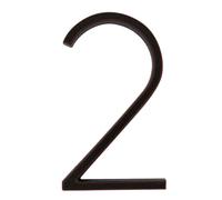 numéros de maison, Numéro de maison flottant en métal 5 pouces, grande moderne for l'extérieur, porte extérieure, plaque d'adresse alliage zinc noir 127 mm(2)
