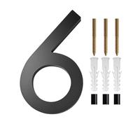 Numéros de maison pour l'extérieur | Numéros de boîte aux lettres acrylique antirouille à la mode - Numéro 3D numéros d'adresse noirs flottants pour murs, rues, boîtes aux lettres, maisons, Onlynery