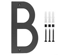 Numéros de maison résistants aux intempéries de 30,5 cm, design noir moderne pour un attrait amélioré (B)