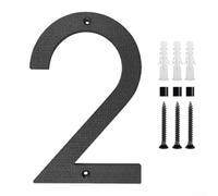 Numéros de maison résistants aux intempéries de 30,5 cm - Look moderne pour une meilleure visibilité pour les propriétés résidentielles et commerciales (2)