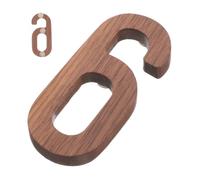 Numéros de Maison Surdimensionnés en Bois, Chiffres 3d Solides | Installation Facile, Chiffres Clairs et Visibles, Peut être Peint ou Teinté, pour Extérieur, Décor