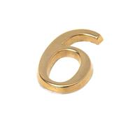 | Numéros de porte autocollants - 0-9 autocollants de numéro de maison - numéros adresse maison - chiffre boite aux lettres exterieure (six)