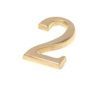 | Numéros de porte autocollants - 0-9 autocollants de numéro de maison - numéros adresse maison - chiffre boite aux lettres exterieure (deux)