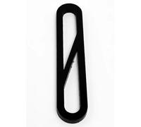 Numéros de porte numériques avec lettres l'alphabet, 1 pièce Shu 0-9, numéro maison moderne en plastique 3D, 8 cm, noir, plaque d'adresse numérique extérieure, autocollant for hôtel(Number 0)