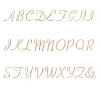 Numéros de porte numériques en laiton doré, 1 pièce, 5 cm, chiffres 0 à 9 (A Z), style rétro villa/hôtel. Décoration murale faire soi-même(Letter U)