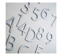 Numéros de porte numériques en lettres, à poser soi-même, autocollants, aluminium, 6 cm, for villa, hôtel, dortoir, 1 pièce(Z)