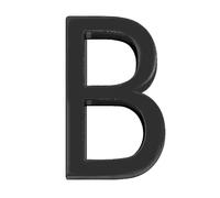 Numéros de porte, Numéros de maison adhésifs lettres plaques extérieures multicolores 8x38x60mm(B-Black)