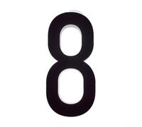 Numéros de porte rétroéclairés à LED numériques de 0 à 9 pour affichage des adresses dans les villas, hôtels, cours, avec éclairage économe en énergie et construction résistante aux intempéries (9)