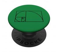 Numéros de Rapport d'or de séquence de Fibonacci PopSockets PopGrip Adhésif
