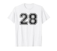 Numéros de Sport Vintage 28 Vingt-Huit T-Shirt