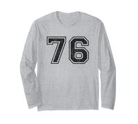 Numéros de Sport Vintage 76 Soixante-Seize Manche Longue