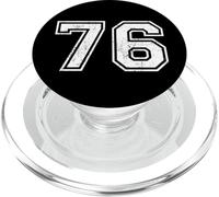Numéros de Sport Vintage 76 Soixante-Seize PopSockets PopGrip pour MagSafe