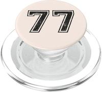 Numéros de Sport Vintage 77 Soixante-dix-Sept PopSockets PopGrip pour MagSafe