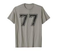 Numéros de Sport Vintage 77 Soixante-dix-Sept T-Shirt