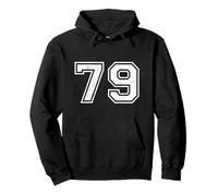 Numéros de Sport Vintage 79 Soixante-dix-Neuf Sweat à Capuche