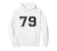 Numéros de Sport Vintage 79 Soixante-dix-Neuf Sweat à Capuche