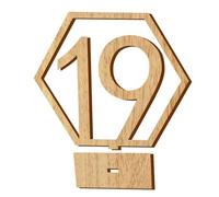 Numéros de Table 1-20 Numbers Wood Signs Wedding Hexagon Table Number Wooden Rustic Engagement Seat