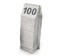 Numéros De Table, Cartes De Numéro De Table De Tente en Acier Inoxydable Restaurant Café Bar Numéros De Table De Mariage Fournitures De Fête d'anniversaire (Color : 1 to 100)