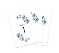 Numéros de table, cartes double face, carte de table de 1 à 25 + tête, 10 x 15 cm, numéros de table pour réception de mariage, anniversaire, fête prénatale, fête prénuptiale, Noël, fêtes, événements