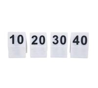 Numéros de table de 1 à 40 pour un usage quotidien. Conçu pour une utilisation durable avec une bonne durabilité et un fonctionnement constant (blanc 1 à 40)