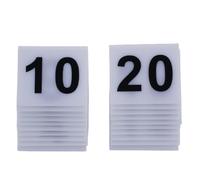 Numéros de table de 1 à 40 pour un usage quotidien. Conçu pour une utilisation durable avec une durabilité appropriée et un fonctionnement constant (blanc)
