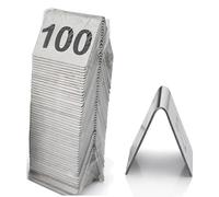 Numéros de Table de Restaurant Chevalets De Table Numérotés en acier inoxydable de 1 à 100, Porte-places Table Numéro Signe pour mariages, restaurants, cafés, fêtes, banquets, 5 x 5 cm(51-100 (5x4cm))