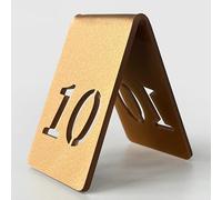Numéros de table double face en acrylique