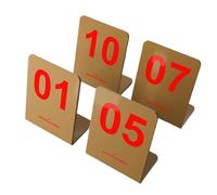 Numéros de table en acrylique 1-10