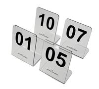 Numéros de table en acrylique 1-10
