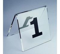 Numéros de table en acrylique - Idéal pour les réceptions rustiques, banquets, cafés, restaurants, hôtels, noir, 45687