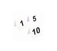 Numéros de table en plastique - Le lot de 1 à 10 - - Plastique