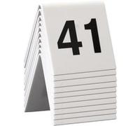 Securit Plaque de table TN-41-50 - 4 x 4 x 5 cm - Lot de 10
