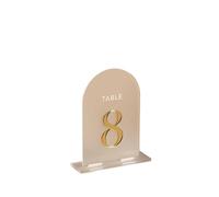 Numéros de Table Mariage Frosted Acrylic Table Numbers Wedding Decor Gold Signs For Stationery Reception(Type 1,Table 1-5)